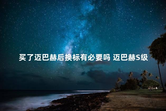 买了迈巴赫后换标有必要吗 迈巴赫S级可以改标后上牌吗